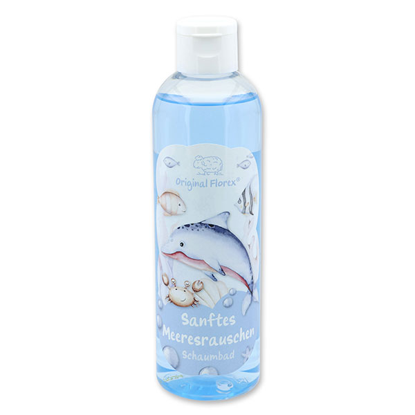 Schaumbad mit biologischer Schafmilch 250ml in der Flasche "Sanftes Meeresrauschen", Wolkenbrise 