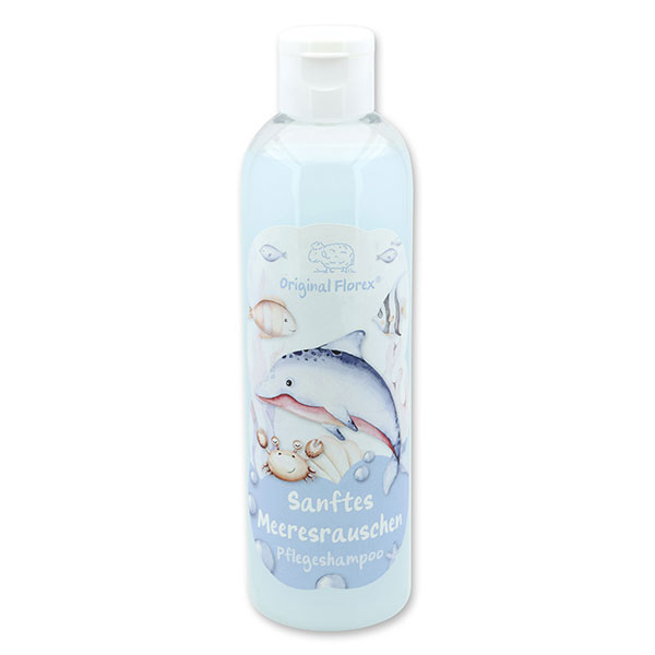 Pflegeshampoo mit biologischer Schafmilch 250ml in der Flasche "Sanftes Meeresrauschen", Wolkenbrise 