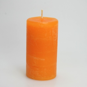 Florex Duftkerze Stumpen Orange 9 x 5 cm 