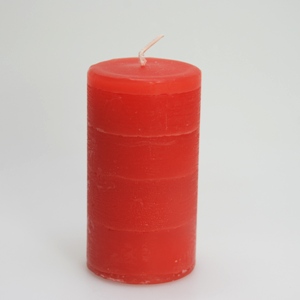 Florex Duftkerze Stumpen Rose 9 x 5 cm 