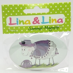 Lina's magnet in a cellophane bag, "Brombeere" 