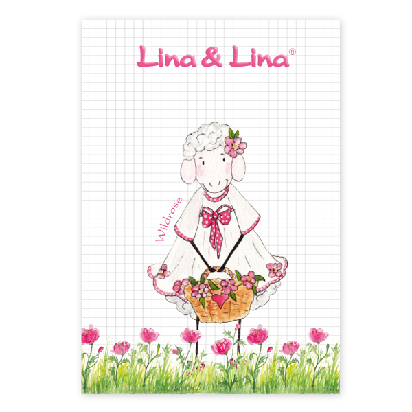 Lina's A5 Block, "Wildrose" 