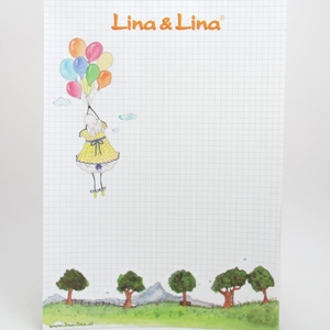Lina's A4 pad, "Hoch hinaus" 