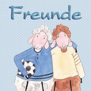 Lina's Glückwunschkarte, "Freunde" 