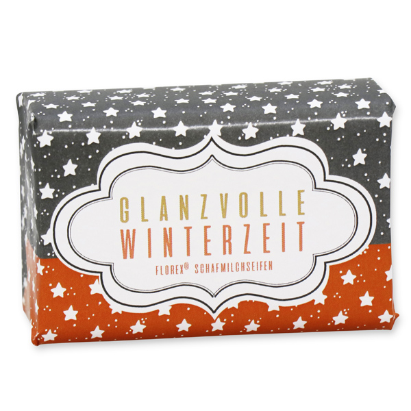 Schafmilchseife 100g "Glanzvolle Winterzeit", Classic 