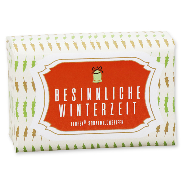 Schafmilchseife 100g "Besinnliche Winterzeit", Eisenkraut 