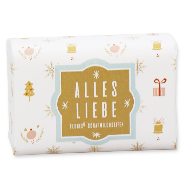 Schafmilchseife 100g "Alles Liebe", Classic 