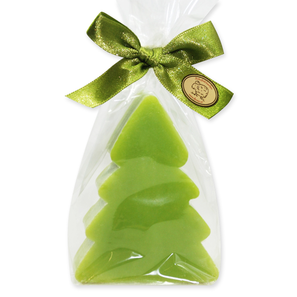 Schafmilchseife Weihnachtsbaum 115g, in Cello, Birne 