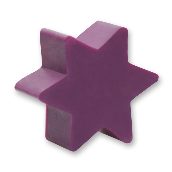 Sheep milk soap star 80g, Elderberry 