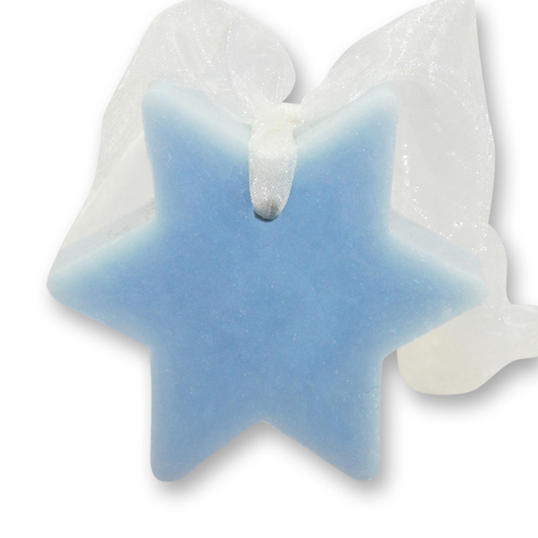 Schafmilchseife Stern 80g, hängend, Eislbume 