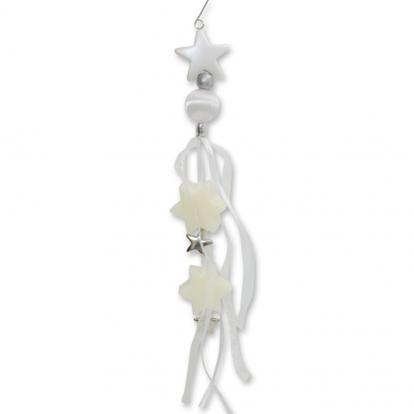 Sheep milk soap star mini 2x12g, hanging with a fragrance chain, Classic 