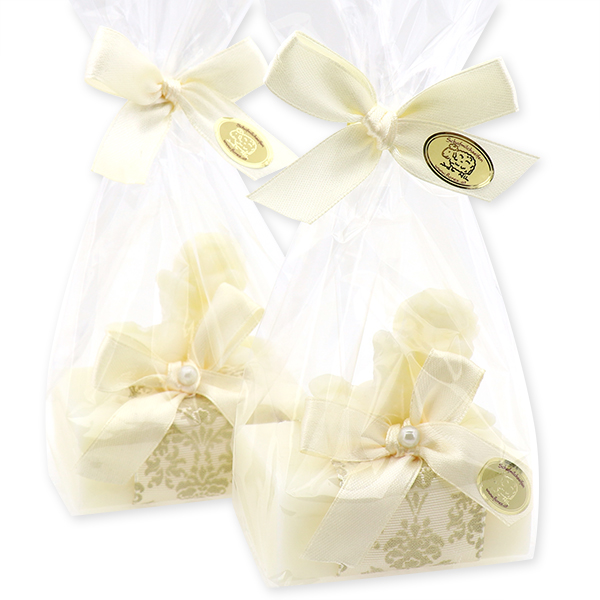 Sheep milk soap 100g decorated with an angel in a cellophane, Classic 