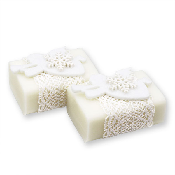 Sheep milk soap 100g, decorated with an angel, Classic 