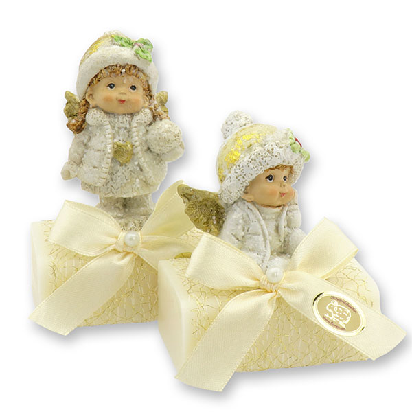 Sheep milk soap 100g decorated with an angel, Classic 