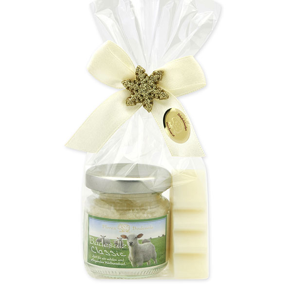 Bath set 2 pieces in a cellophane bag, Classic 