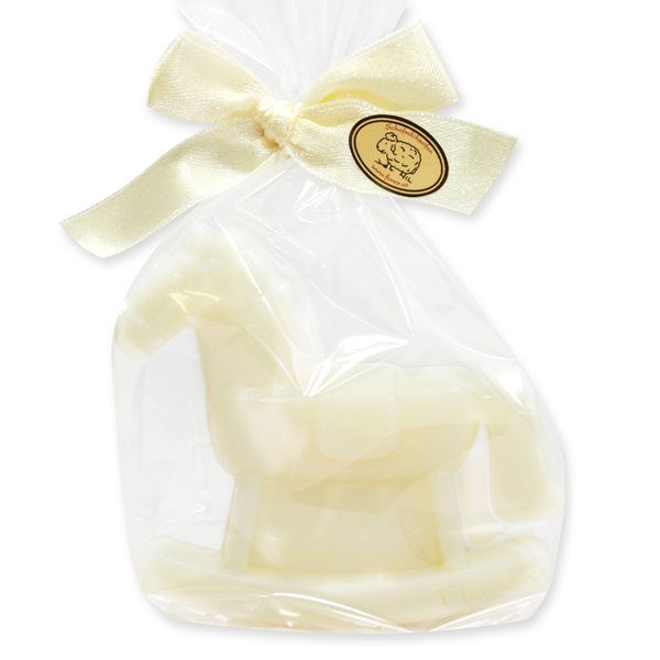 Sheep milk soap rocking horse 44g, in a cellophane, Classic 