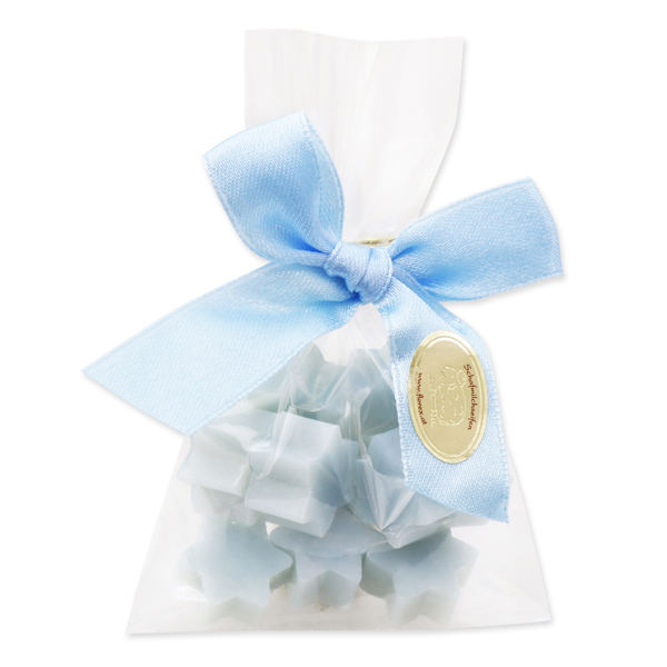 Sheep milk soap star 10x2g, in a cellophane, Ice flower 