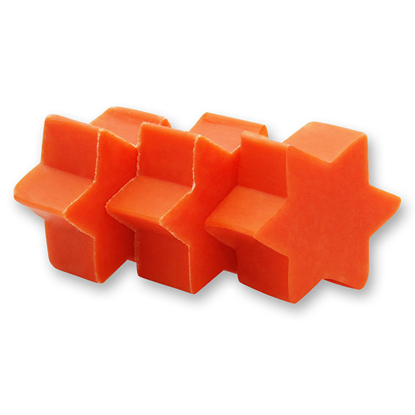 Schafmilchseife Stern mini 12g, Blutorange 