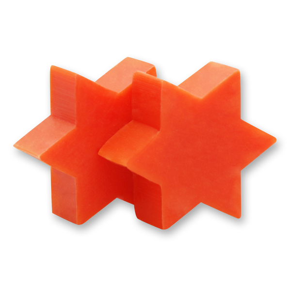 Sheep milk soap star 20g, Blood orange 