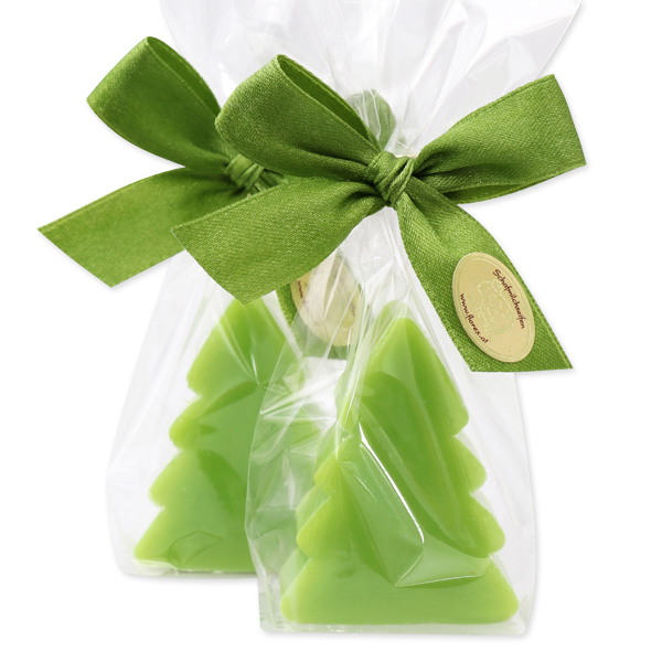 Sheep milk soap christmas tree midi 24g, in a cellophane, Pear 