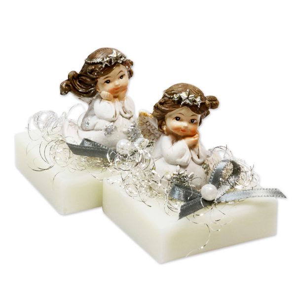 Sheep milk soap 35g decorated with an angel, Classic 