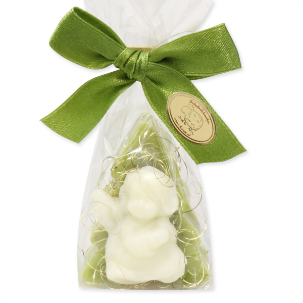 Sheep milk soap tree 24g, decorated with a soap angel 7g in a cellophane, Verbena 