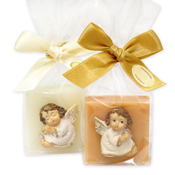 Sheep milk soap 35g decorated with an angel, Classic/quince 