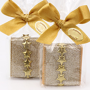 Sheep milk soap 35g decorated with a ribbon in a cellophane, Classic/quince 