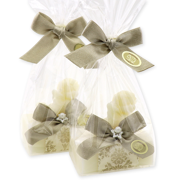 Sheep milk soap 100g, decorated with a soap angel 20g in a cellophane, Classic 