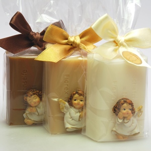 Sheep milk soap 100g decorated with an angel in a cellophane, sorted 