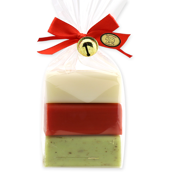 Sheep milk soap 100g decorated with a bell, sorted 