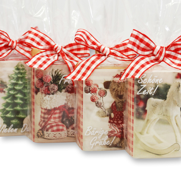 Sheep milk soap 100g in a cellophane bag, sorted 