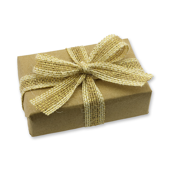 Schafmilchseife eckig 150g"Geschenkpäckchen", Zirbe 