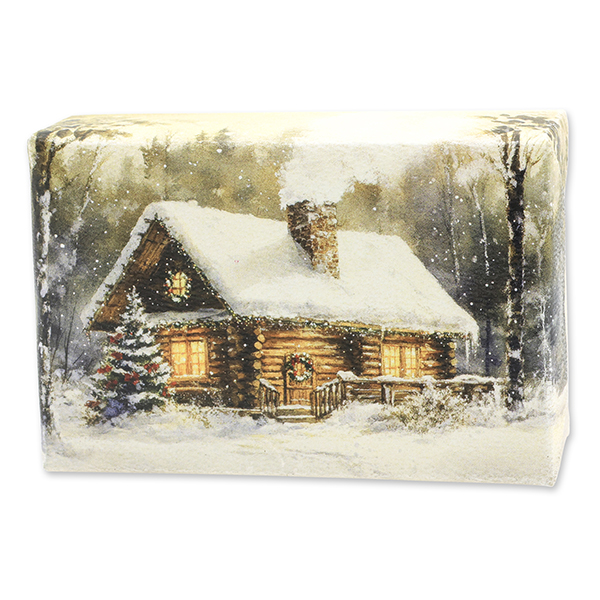 Sheep milk soap 150g Swiss pine "Christmas magic motif 1" 