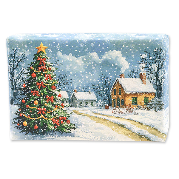Sheep milk soap 150g Classic  "Christmas magic motif 21" 