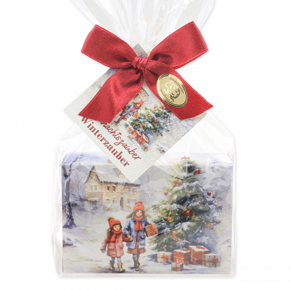 Sheep milk soap 150g Winter Magic "Christmas magic motif 13" 