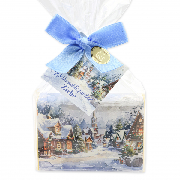 Sheep milk soap 150g Swiss pine "Christmas magic motif 3" 