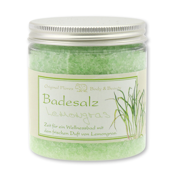 Badesalz 300g in der Dose klassisch, Lemongras 