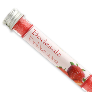 Bath salt 28g in a vial, strawberry 