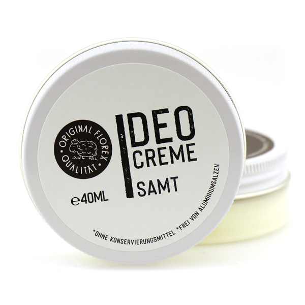 Deocreme 40ml "Black Edition" weiss, Samt 