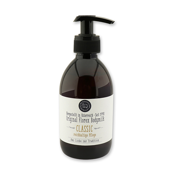 Bodymilk mit Schafmilch 290ml im braunen Spender, Classic 