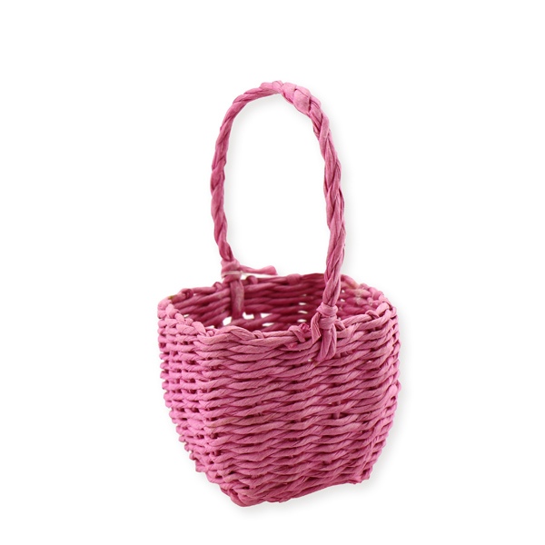 Basket small pink 6x6x9cm 