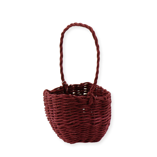 Basket small wine red 6x6x9cm 