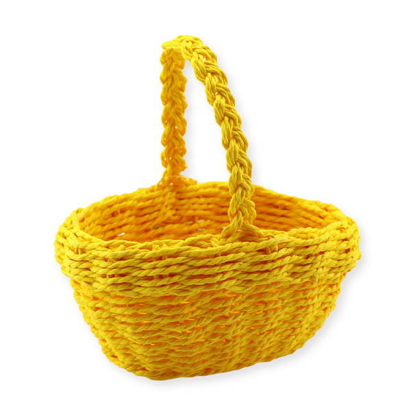 Basket big yellow 10,5x8x12cm 