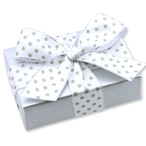 Schafmilchseife eckig 150g "Geschenkpäckchen", Christrose 