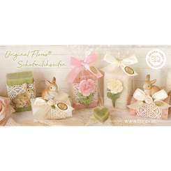 Flyer Original Florex Decorated sheep milk soaps 