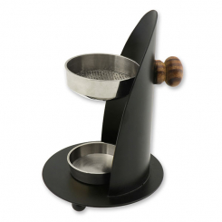 Censer with strainer 14x9,5cm nickel-plated brass, for a tealight 