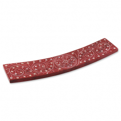 Räucherstäbchenhalter aus Speckstein rot 26x5cm 