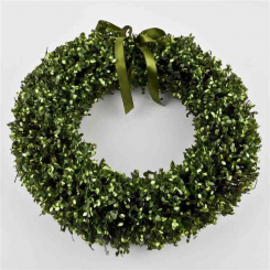 Kranz Buchsbaum grün 44x44x12cm 