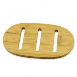 Bamboo for soap dish oval 